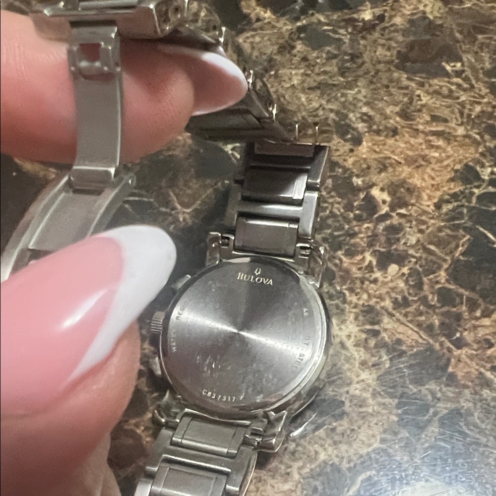 Bulova Silver Chronograph Watch - Picture 3 of 3
